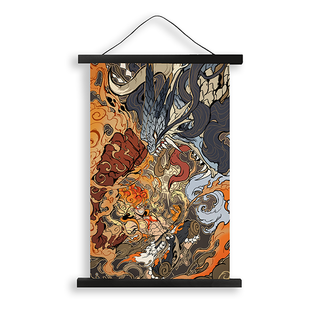 Gear Fire Wall Scroll