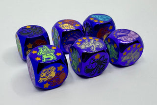 Manga! Metal Plated Dice (Set of 2)