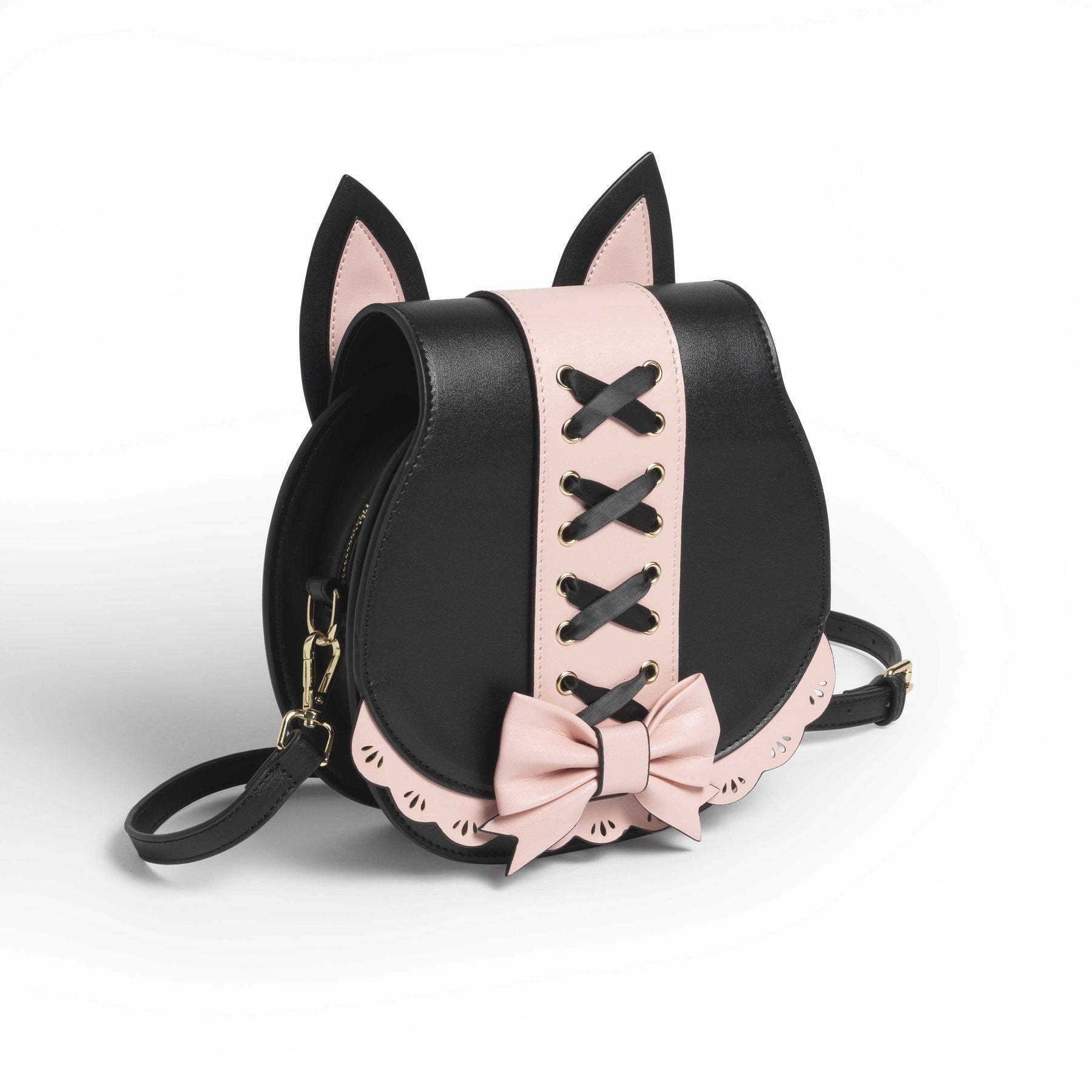Miraculous Mini Backpack Cat Noir Backpack Purse with Plush Cat Ears Black  Nylon 12 inch - Walmart.com